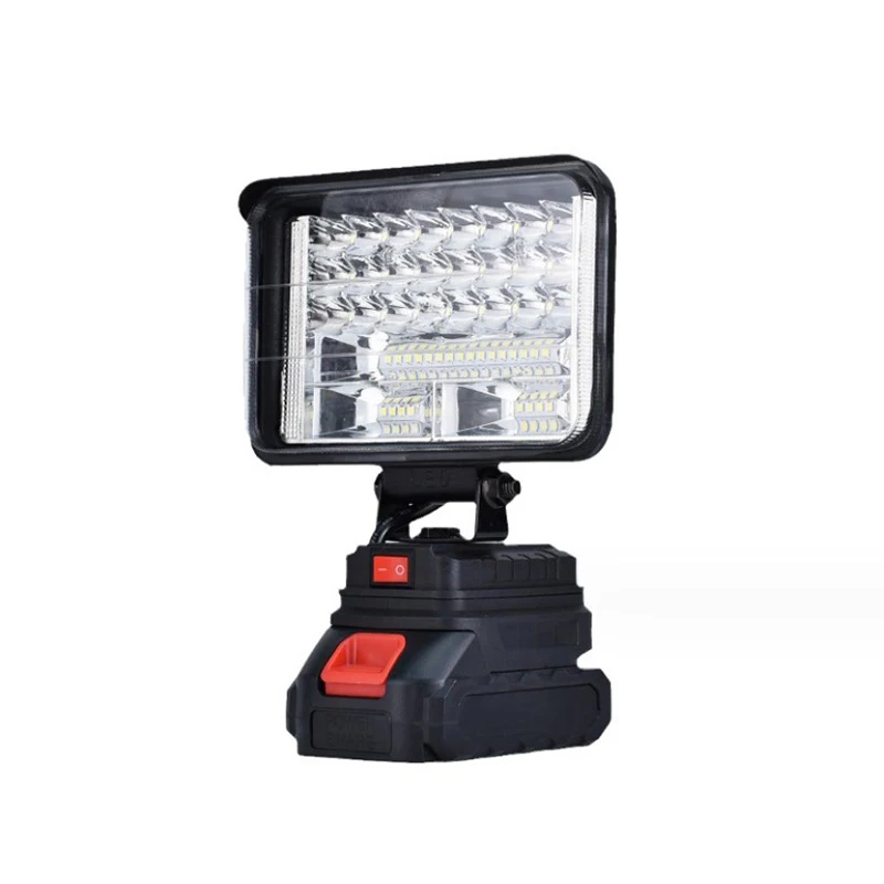 For 18V Li-ion Battery LED Work Light 4 6 8Inch Flashlight Portable Emergency Flood Lamp Camping Lamp For BOS