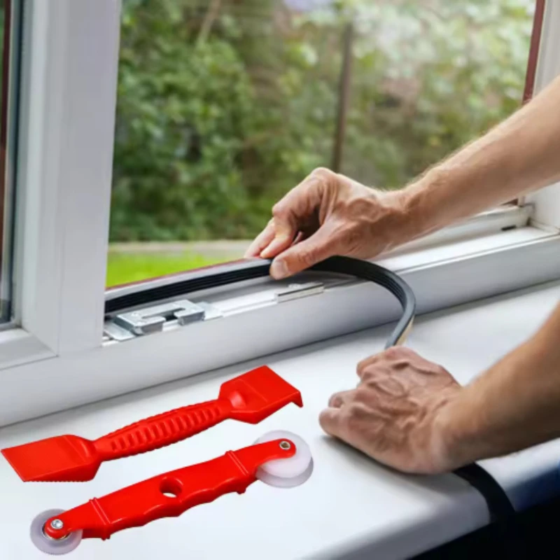 1pcs Screen Roller Tool Set Door and Window Rubber Strip Installation Roller Wheel Shovel  Hand Tools
