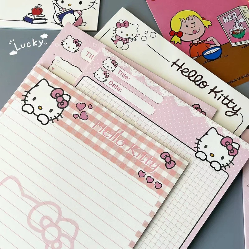 Sanrio Hello Kitty Journaling Supplies A5 Notebook Cute Apuntes Student Weekly Planner School Supplies Niche Cheap Note Paper