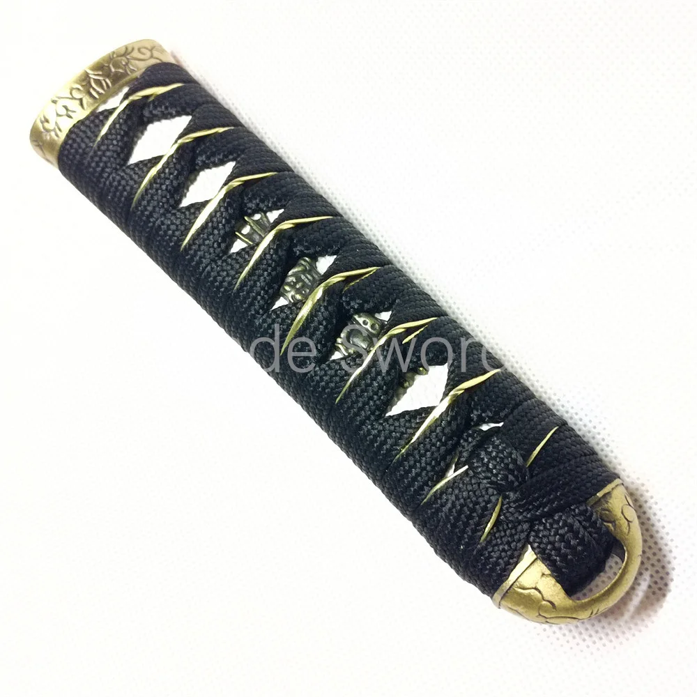 Very Beautiful Two Tone 15cm Tsuka Handle Tsuka Fuchi Kashira Menuki For Japanese Japan Samurai Katana Sword Fittings
