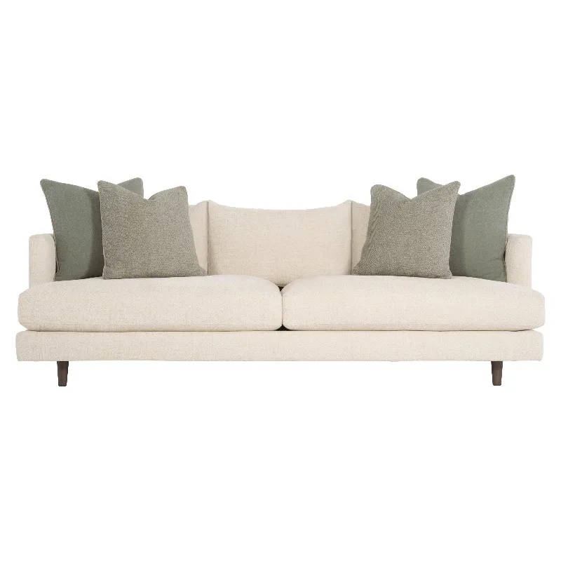 

Modern three-seater wooden frame environmentally friendly and durable fabric leisure sofa