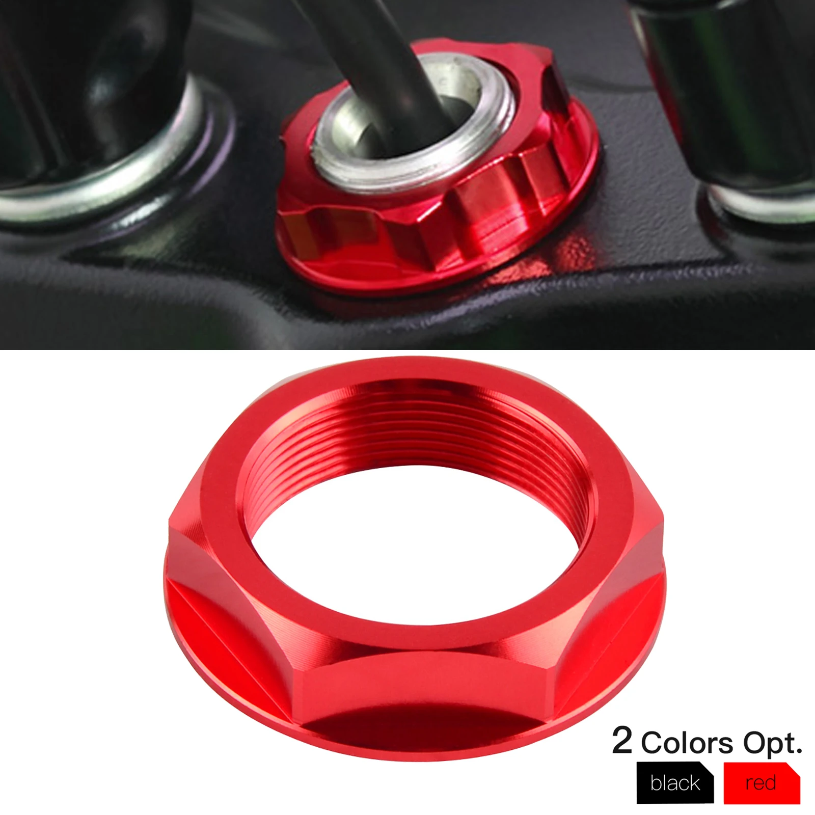 

NICECNC For Honda CRF250R CRF450R 2004-2020 CR125R CR250R 2001-2007 CRF250X CRF450X CRF250RX CRF450RX Steering Stem Nut Screw