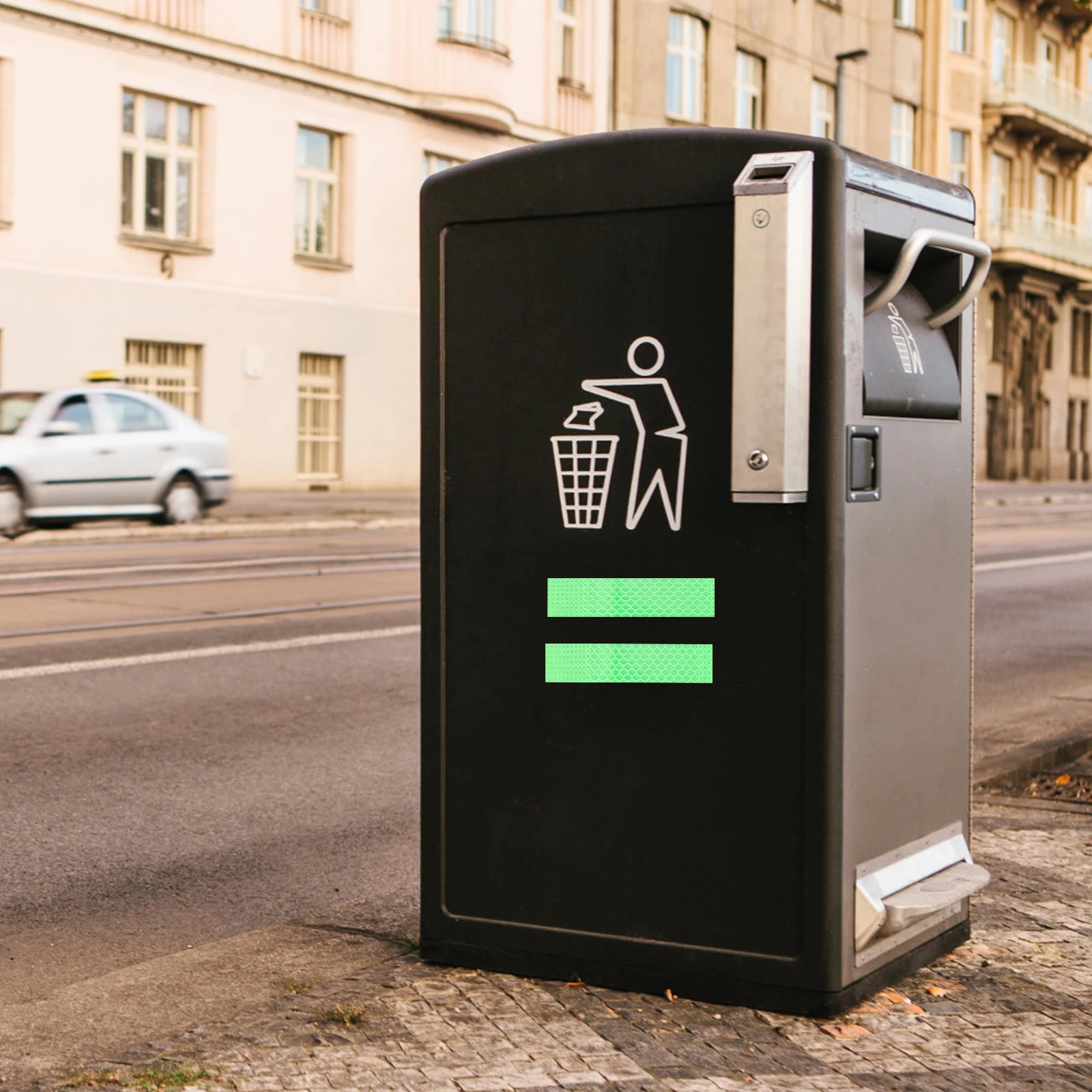 Reflective Safety Tape with Hexagonal Honeycomb Prisms Weatherproof Strong Adhesive for Vehicles Ships Mechanical Equipment