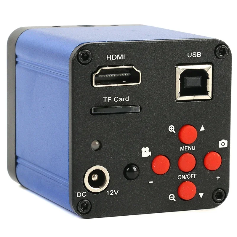 

38MP 2K 1080P 60FPS Industry Video HDMI USB Microscope Camera Simultaneous Output Magnifier TF Storage For PCB Chip Phone Repair