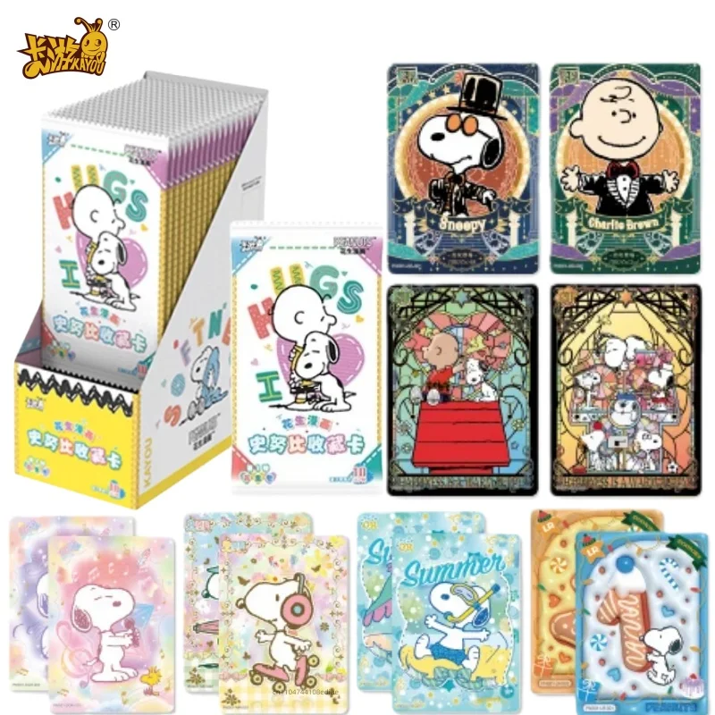 KAYOU سنوبي بطاقة حقيقية الفول السوداني الإصدار الأول جمع بطاقة الكرتون المحيطة لعب الأطفال بطاقة فلاش هدية عيد #1