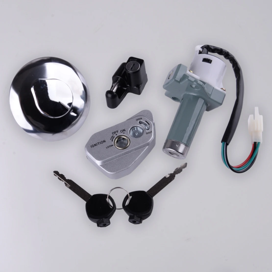 

Ignition Switch Keys Lock Set Assembly Kit Fit for Hawk 250 Dirt Bikes Pit Bikes 250cc Motorcycle Accessories