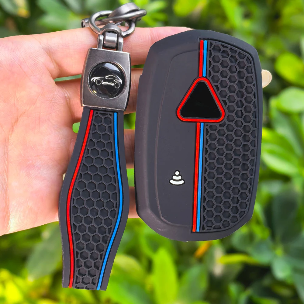 For Triumph Scrambler XE XC 1200 Tiger 900 Rally GT Rocket 3 2018-2026 Motorcycle Keyless Ride Smart Remote Key Silicone Case