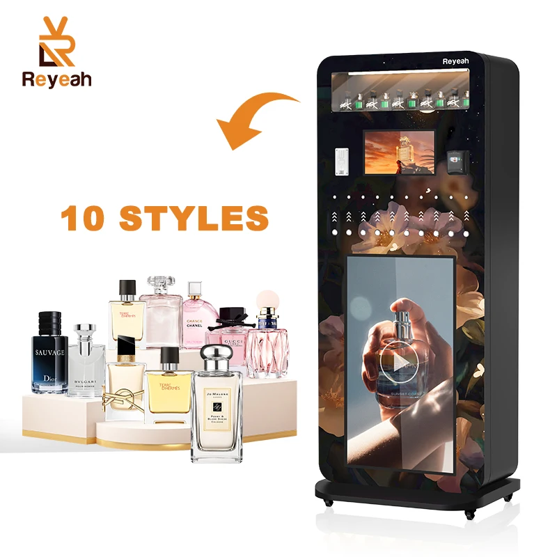 Credit Card Coin Payment System Metal Steel Vending Machine for Perfume Fragrance Spray for Shopping Mall Use with SDK Function