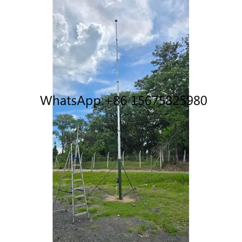 Aluminum Crank Winch Upper Tower Repeater Antenna Meteorology Equipment