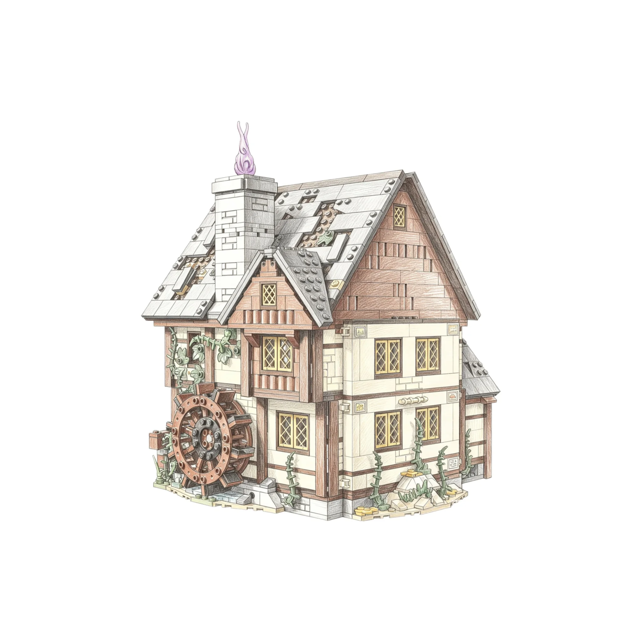 MOC Building Block Toy Medieval Queen Style Magic Castle Creative Assembly Toy Set Holiday Gift Suitable for All Enthusiasts image 3