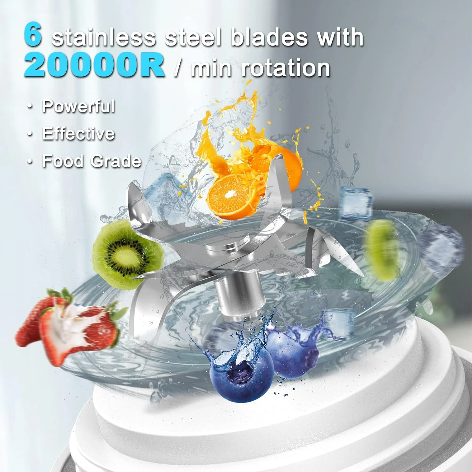 

Compact, Powerful, and Versatile USB Rechargeable Blender for Healthy Living - Perfect for Delicious Smoothies, Shakes, and Fres
