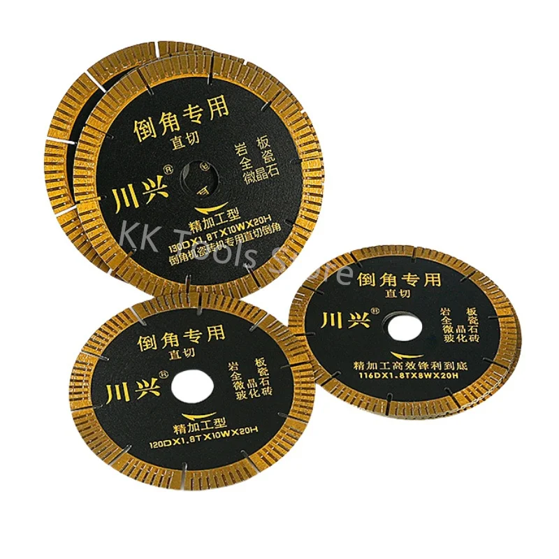 116/120/130mm Chamfering Cutting Blade Diamond Saw Blade Cutting Discs for Rock Slate, Porcelain Tiles, Marble, Ceramic