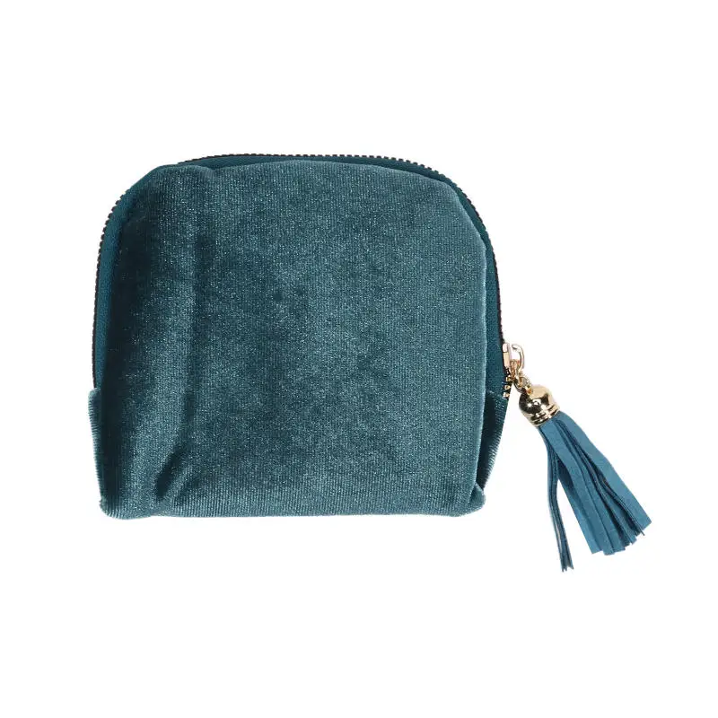 Exquisite Schmuckaufbewahrungstasche mit Quastenanhänger, Reißverschluss-Schmucktasche, große Kapazität, Reise-Kristallarmband-Aufbewahrungsbeutel – Detail 11