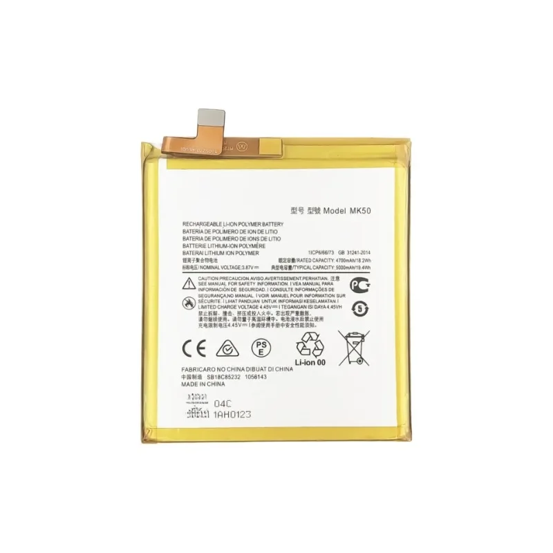 بطارية هاتف محمول بديلة جديدة MK50 3.8 فولت 5000 مللي أمبير في الساعة لهاتف موتورولا G 5G/موتورولا ONE 5G ACE
