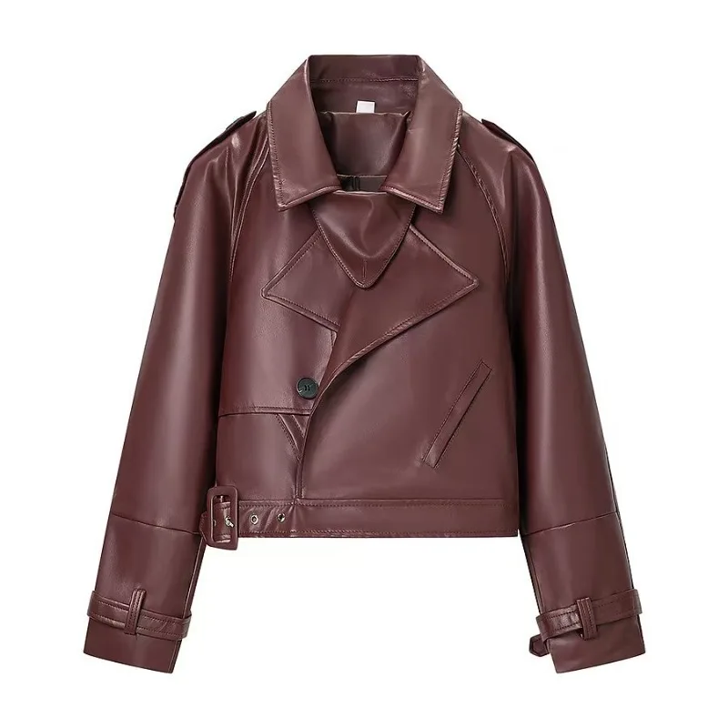 The New Streetwear Fashion for Autumn Winter. Featuring A Retro Leather Jacket. with An Elegant and Stylish Look Is A Versatile.