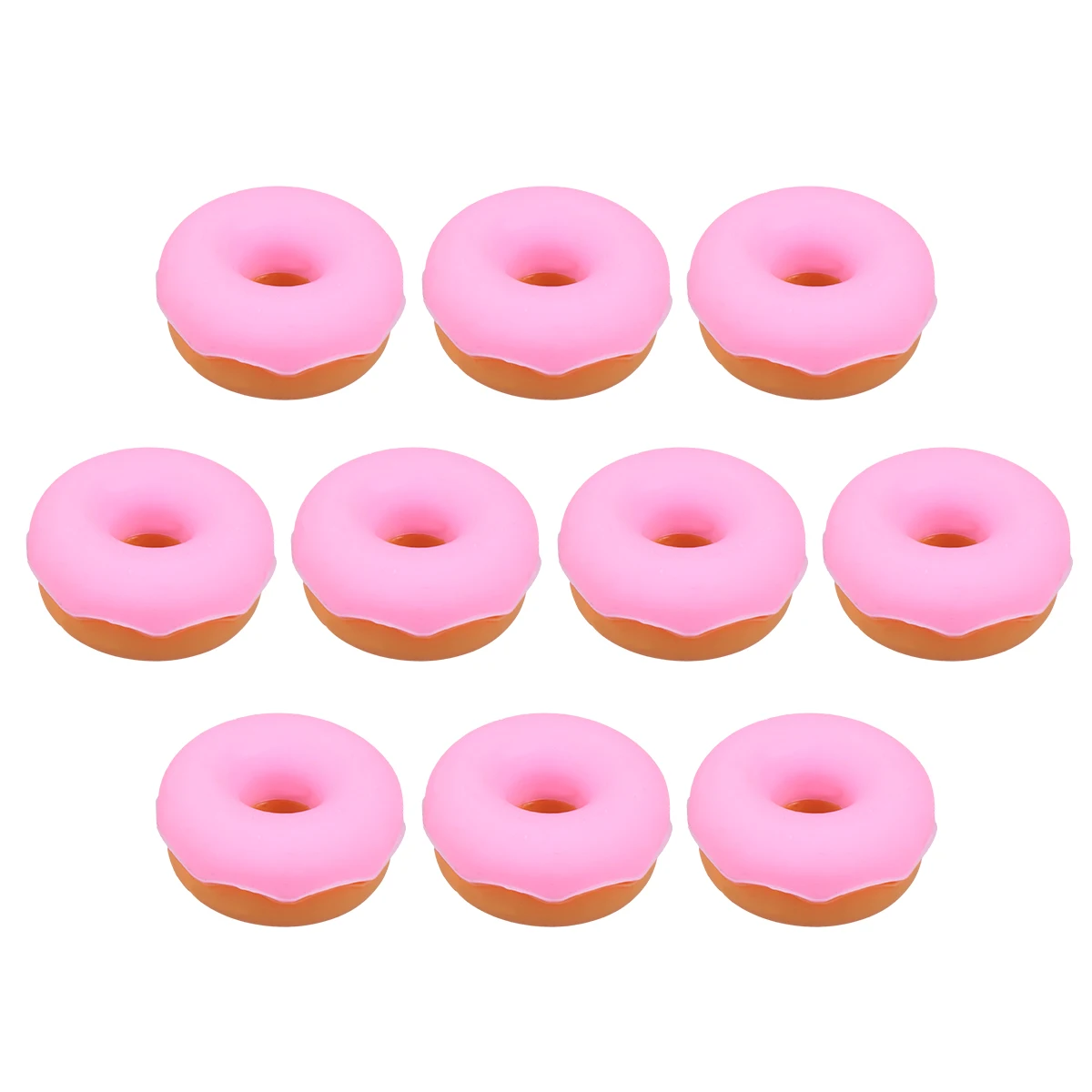 

10Pcs Cable Winder Silicone Earphone Holder Cord Organizer Slim Design Donut Headphone Storage Case Blue Cable Winder