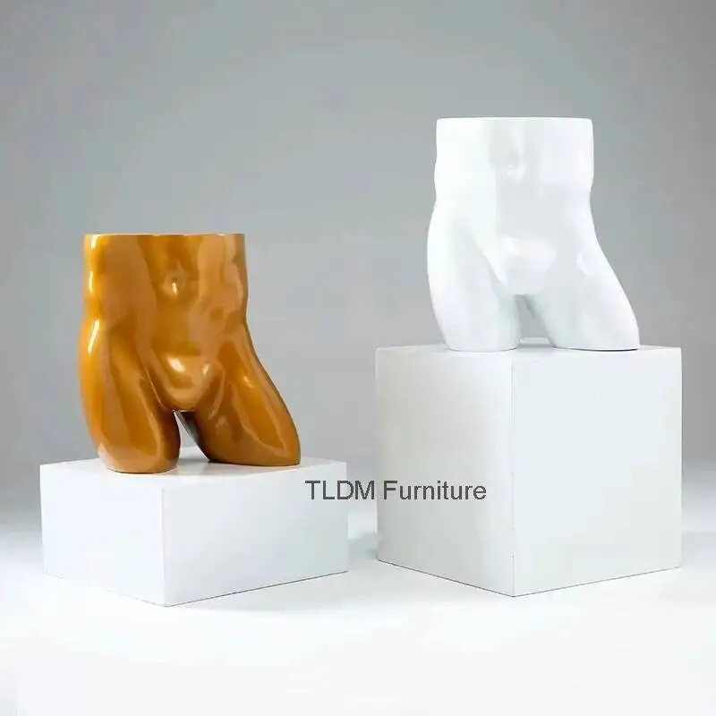 

Store Body Mannequin Half-length Human Display Mannequins Male Male Mannequin Buttocks Fake Underwear Clothing Man Store Stand