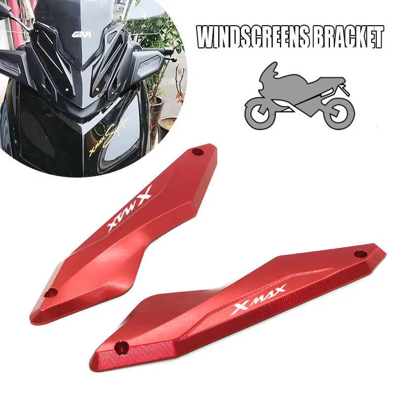 

Motorcycle CNC Windshield Adjustable Windscreens Bracket Bars Stent Adapt For XMAX300 XMAX 300 X-MAX300 X-MAX 300 2023