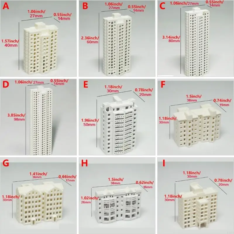 P88F точная модель Craft Apartment Model Complex Model Model для дисплеев песочниц