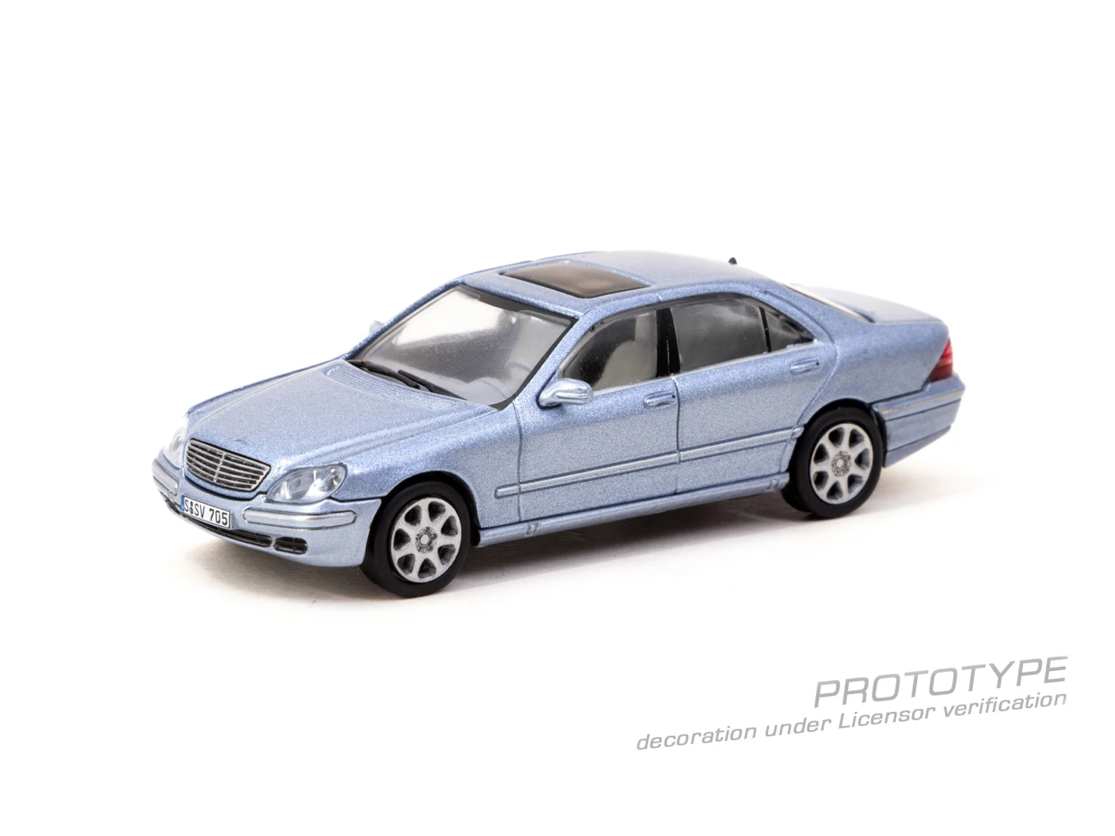 Tarmac Works 1:64 S-Class Horizon Blue Metallic Model Car