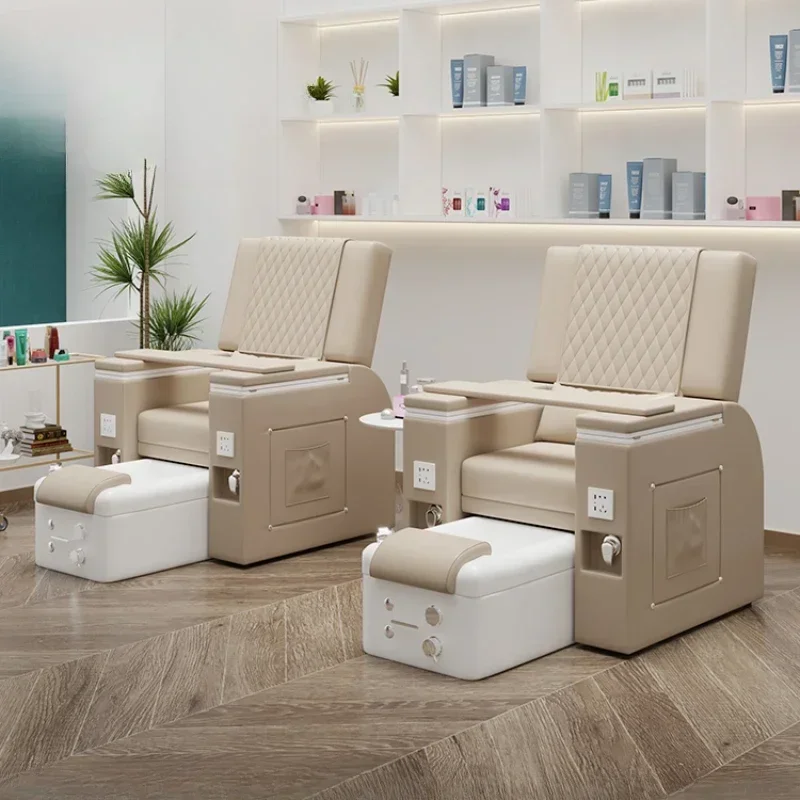 Premium - Salotto di qualità Poltrone per pedicure di lusso Massaggio Pulizia dell'orecchio Poltrone per pedicure per parrucchiere Mobili elettrici per salone di bellezza