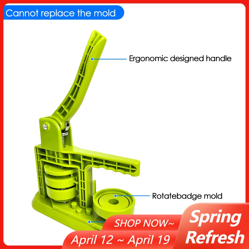 

Новый вращающийся тип 58 мм, машина для изготовления пуговиц, машина для изготовления пуговиц «сделай сам», машина для рукоделия, машина для изготовления пуговиц с зеркальными магнитами