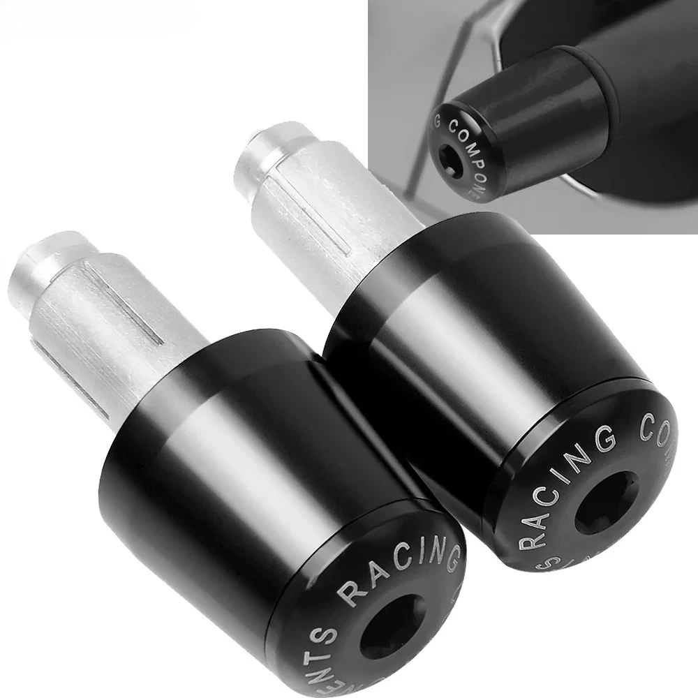 Nova motocicleta cnc 7/8 ''lidar com barra final pesos guiador apertos tampa para yamaha honda cb650f cb1000r cbr 600f4i cb400 aprilia