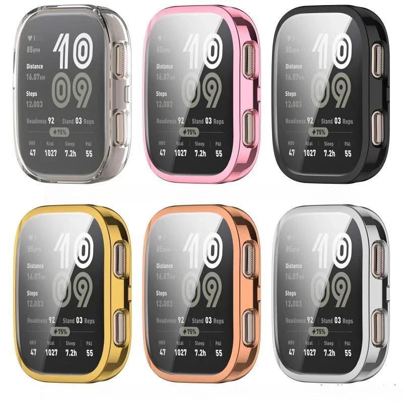 

For Amazfit BIP6 BIP 6 TPU Plating case Protective Screen Protector Cover bumper Full cover Anti-Scratch