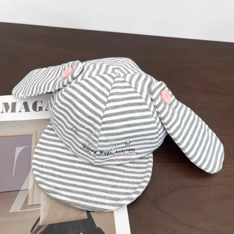 Niche Design Cute Rabbit Ears Baseball Cap Y2K Spring and Autumn Travel Fashionable Versatile Personalized Women's Hats