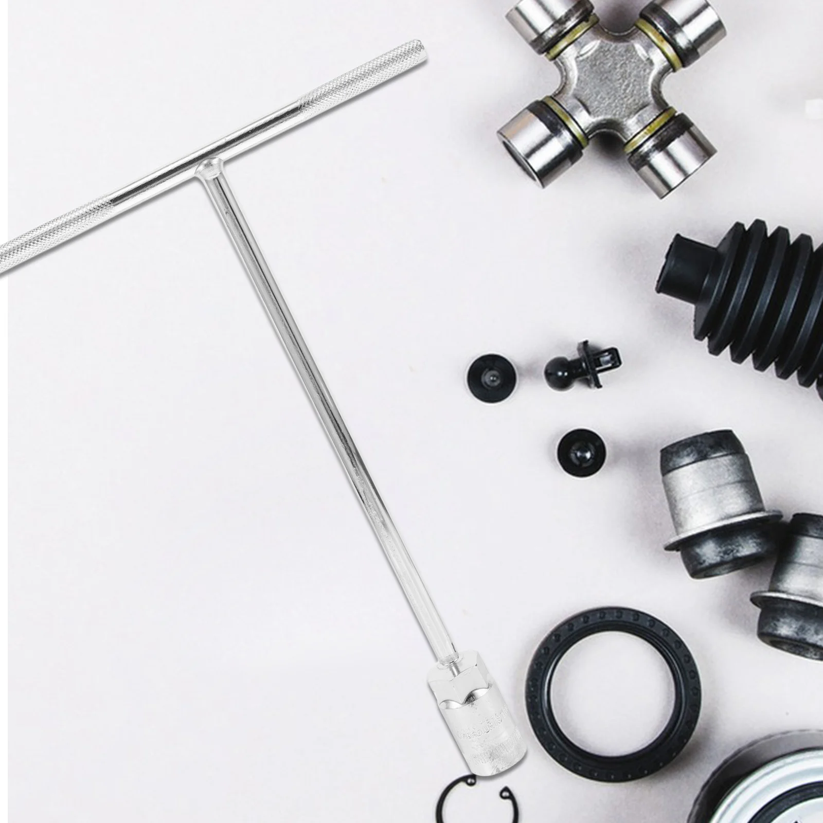 

High-Carbon Steel T Handle Wrench T Shaped Socket Wrench for Car Motorcycle Repair Portable Convenient Multi-Function Repairing