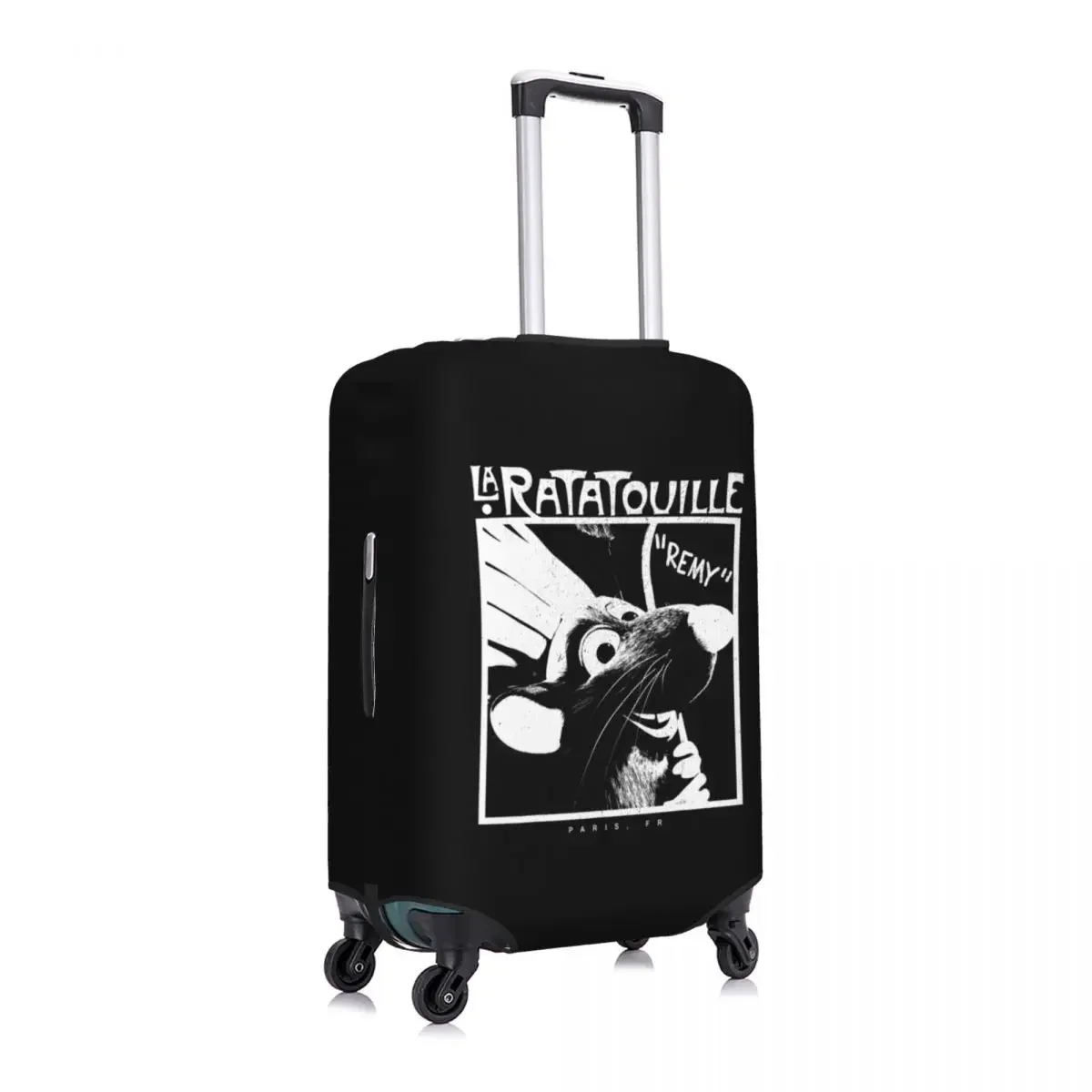 Custom Ratatouille Chef Remy Travel Luggage Cover Dust Proof Suitcase Cover Protector Fit 18-32 Inch