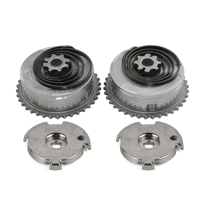 

1Set Silver 11367583207 11367583208 Intake & Exhaust Camshaft Adjuster Sprocket Fit For-BMW N51 N52 N55