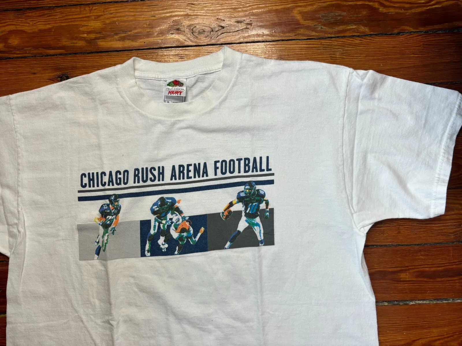 

Vintage Chicago Bush Arena Football Sport T-Shirt Game Scene Tee for Windy City Sports Fans and Indoor Football Enthusiasts