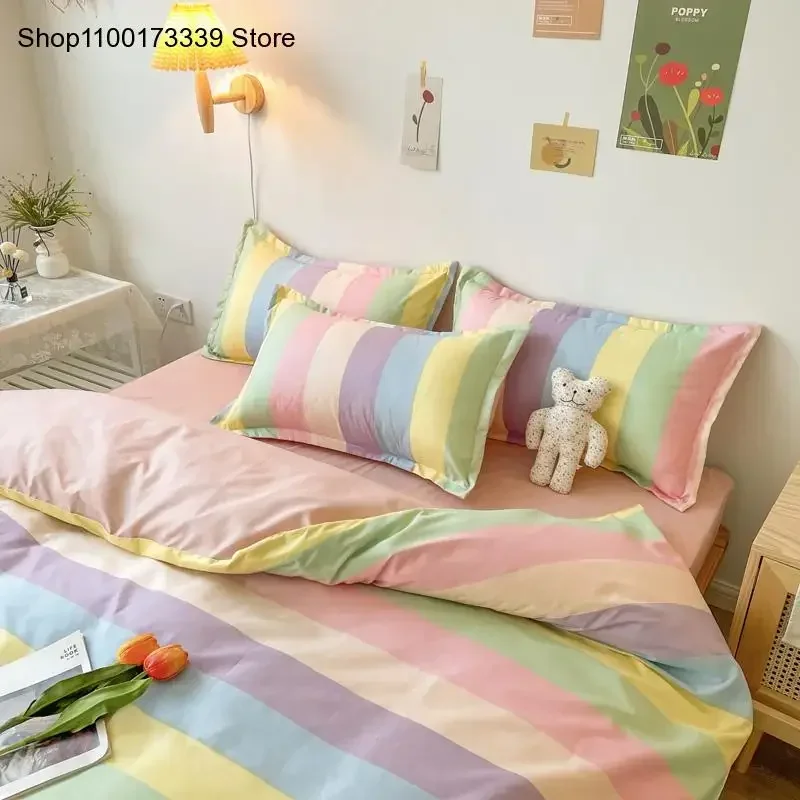 Bedroom Bed Sheet Feather Quilt Cover Bed Sheet Bedspread Bedding Set 150 X200 220 X 240 Flower King Luxury 160X200