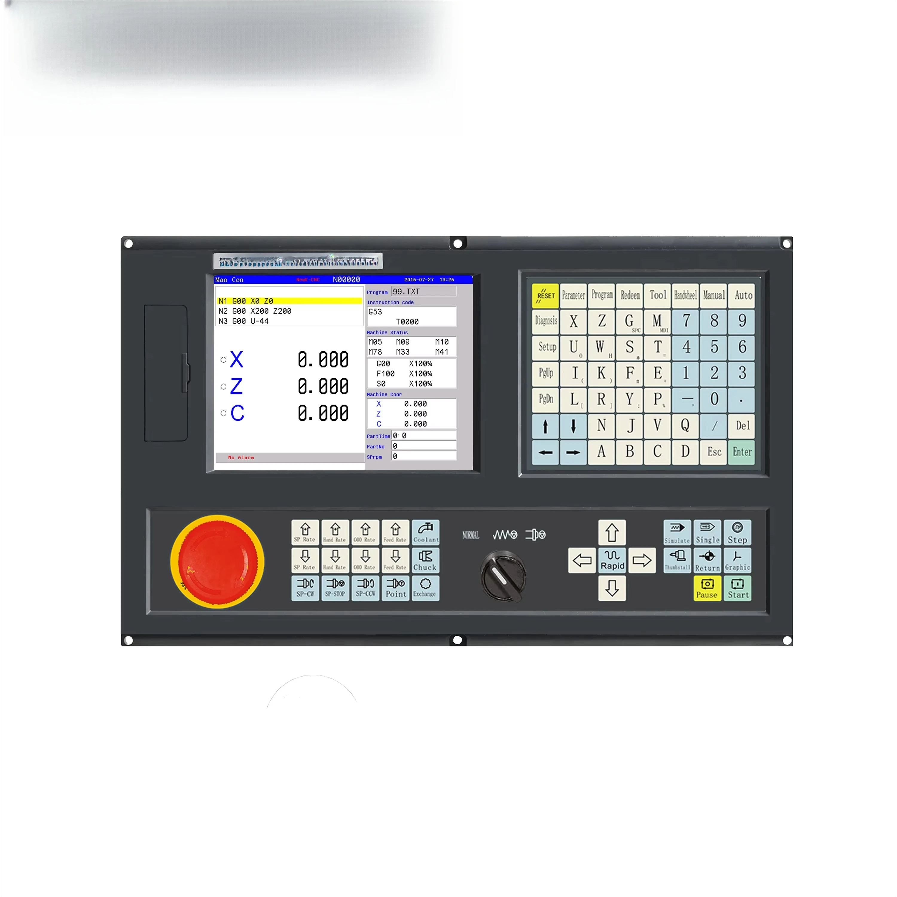 PLC Cnc controller NEW990TDCa 3 axis wood cnc router system