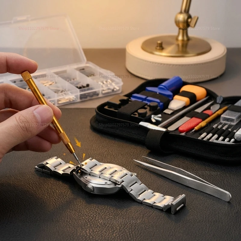 147pcs Watchmaker Watch Repair Tools Kit Case Remover Opener Set Professional Clock Repair Tool for Watchmakers Hobbyists