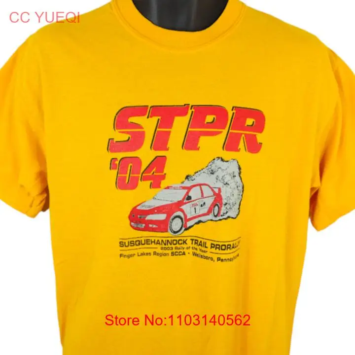 STPR Racing T Shirt Mens Size Medium Vintage Y2K 2003 Susquehannock Trail Rally