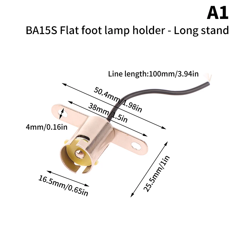 Hot Sale Innovative 1157 BAY15D 1156 BA15S Car Brake Light Turn Signal Auto LED Bulb Wire Adapter Ship DIY Lamp Socket Holder