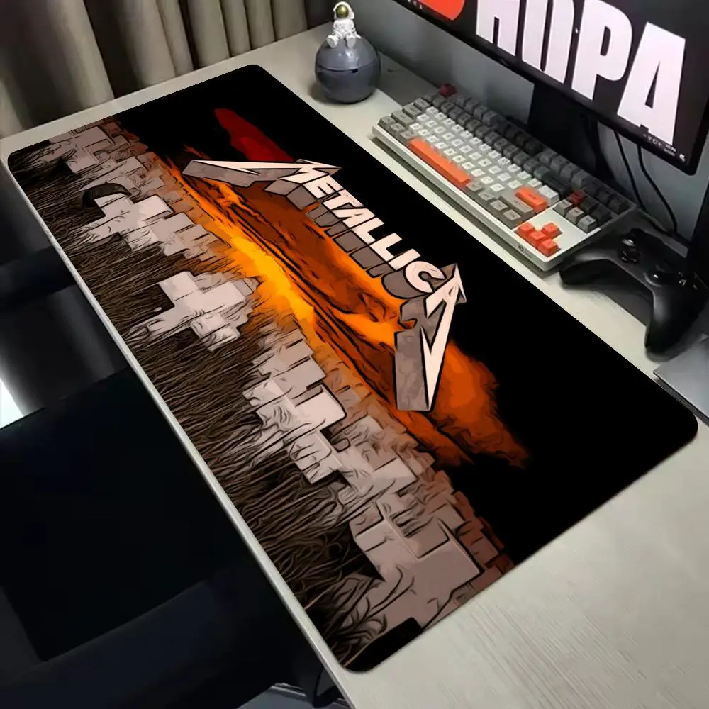 

M-metallicas Large Mouse Pad PC Gaming Accessories Desktop Extended Table Mat XL Laptop Office Rubber Carpet Soft Mausepad