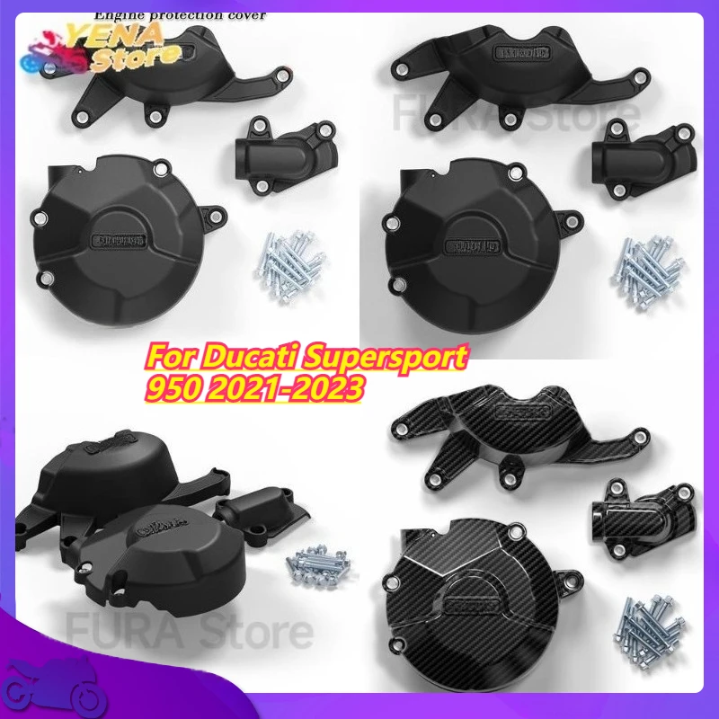 

Engine Protection Cover Side Cap for Ducati Supersport 950 2021-2023 Motorcycle Engine Cover Clutch Cover Modification