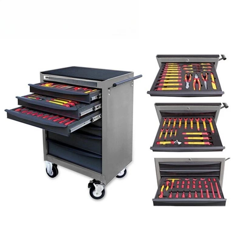 Auto maintenance tool car, electrical special insulation tool set