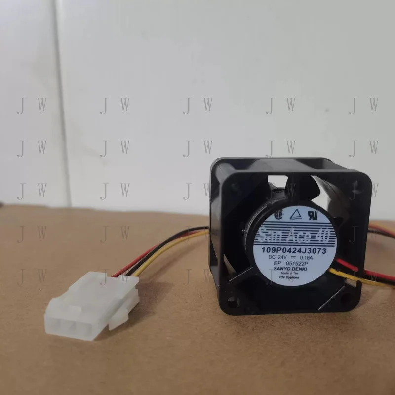 DDW FOR Sanyo 109P0424J3073 24V 0.18A 4028 3-Wire Inverter Cooling Fan