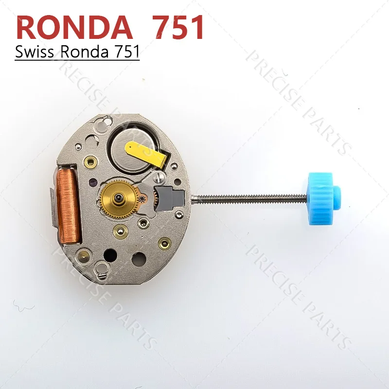 New Brand Watch Accessories Swiss Genuine RONDA 751 Movement 2 Hands Quartz Movement Electronic Movement