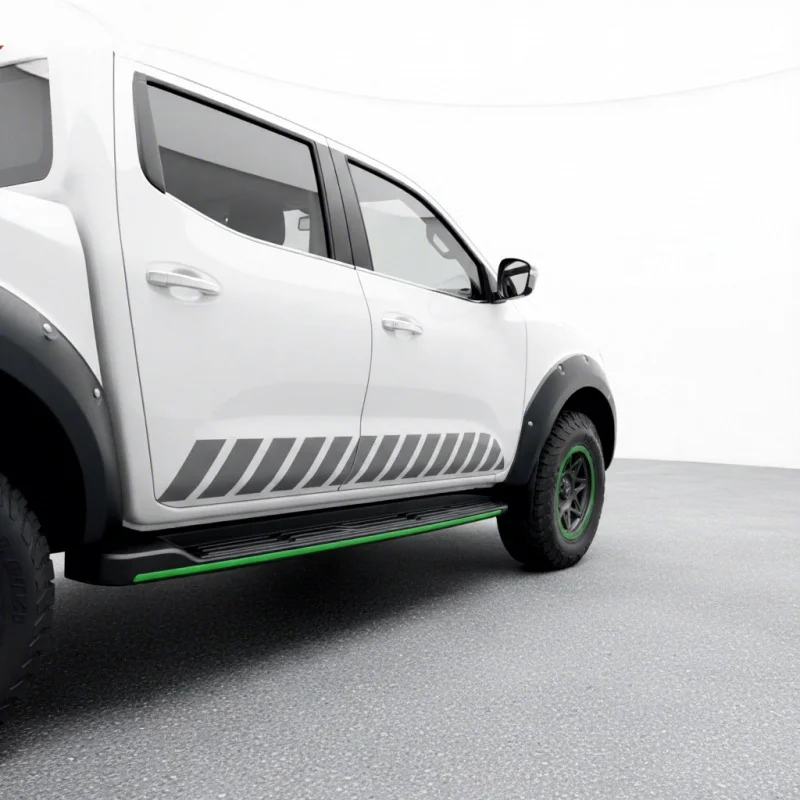 High Quality Stealth Steel Side Running Step Wear Resistant Pickup Truck Exterior Modification Accessory