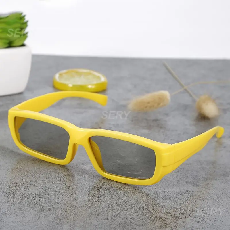 الأطفال نظارات ثلاثية الأبعاد الاطفال السلبي التعميم الاستقطاب ضوء ل Real-D سوني المضادة للأشعة فوق البنفسجية إطار من البلاستيك بسيط نظارات ثلاثية الأبعاد لفيلم التلفزيون #5