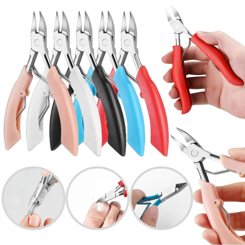 أظافر الكبار إهاب القراص المقص حافة القاطع مقص كماشة الأظافر أداة باديكير مانيكير أدوات العناية بالقدم مزيل الجلد الميت #2