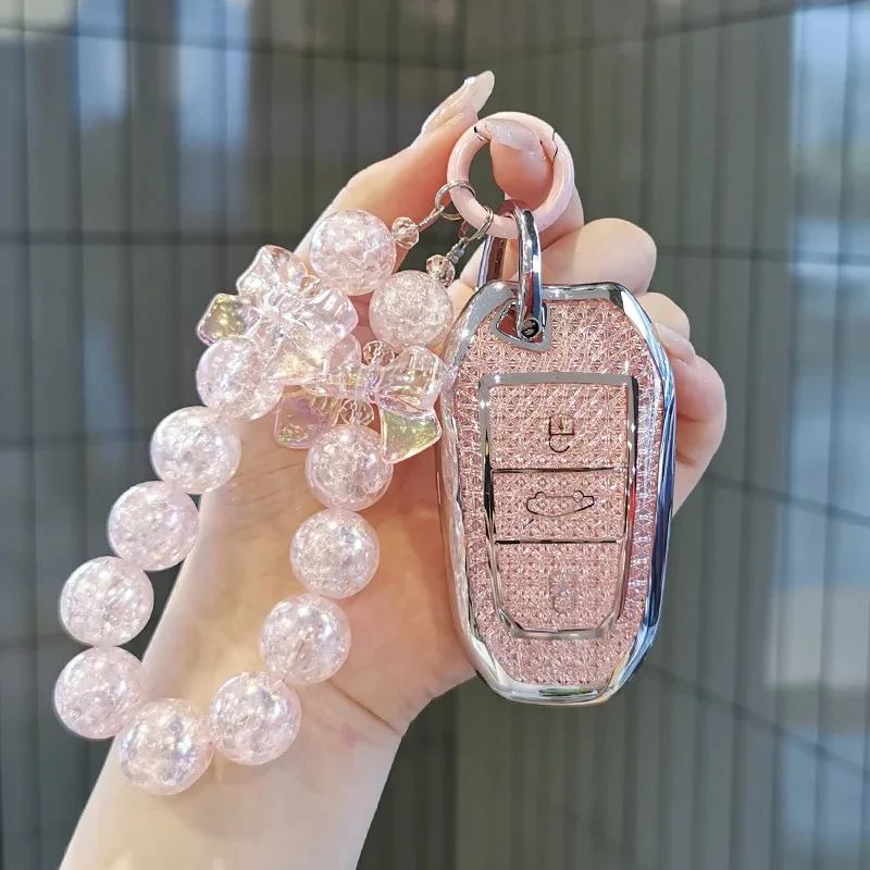 Per Peugeot 408x Keycase 3008 308S 508L 4008 E2008 5008 DS5 DS6 DS4 DS7 DS9 portachiavi portachiavi Peugeot Key shell