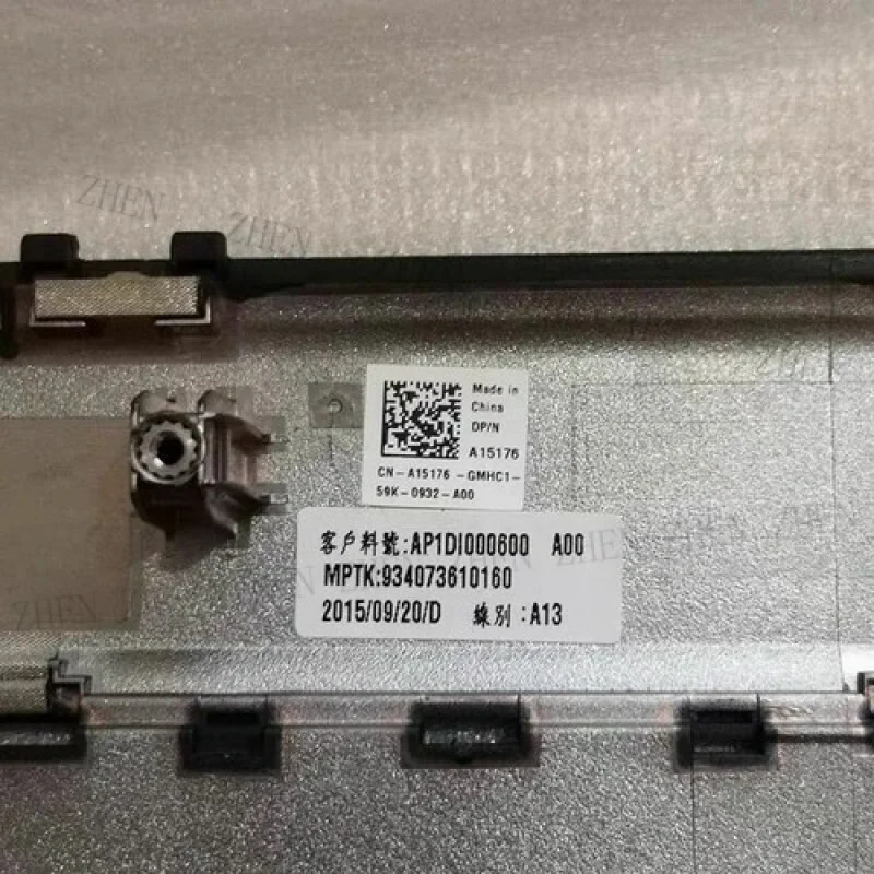 Y A15176 لجهاز الكمبيوتر المحمول DELL M7510 C Shell مع مسند راحة اليد بفتحة بصمة الإصبع