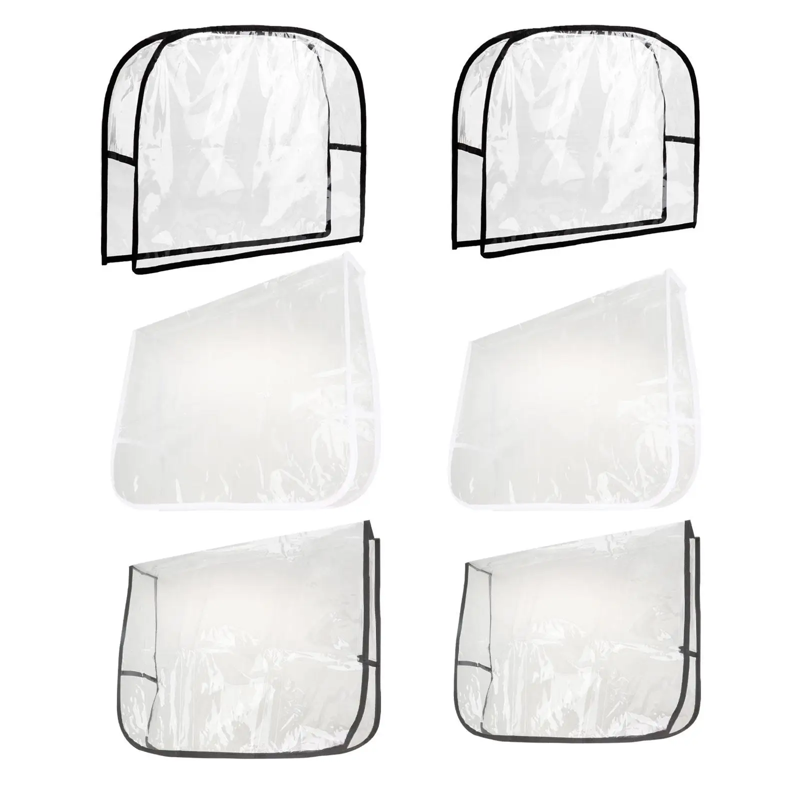 Chair Protective Cover Transparent Hairdressing Chair Protection Lightweight Practical Styling Chair for SPA Barbershop Salon