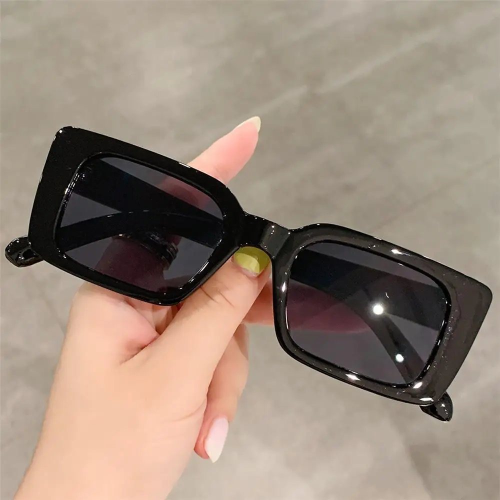 UV400 Beach/Travel Gradient Square Sunglasses Leopard Sun Glasses Rectangle Shades